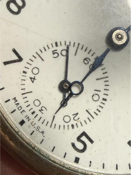 Ingersoll Reliance Pocket Watch ( Not Working) Selling Asis main image 4